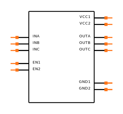 ISO7231CDWG4 Symbol