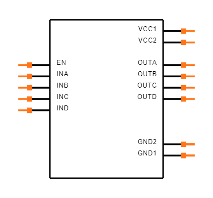 ISO7240ADWR Symbol