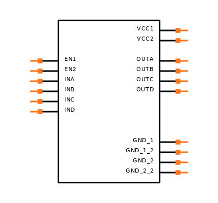 ISO7242ADWR Symbol