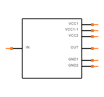 ISO7710FDR Symbol
