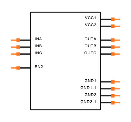 ISO7730FDW Symbol
