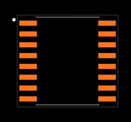 ISO7731FBDWR Footprint