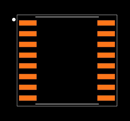 ISO7731QDWRQ1 Footprint
