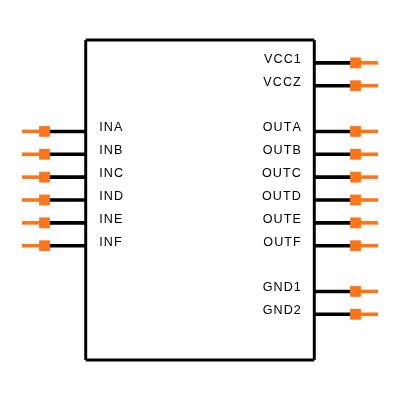 ISO7761FDBQR Symbol