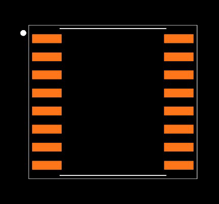 ISO7763FQDWQ1 Footprint