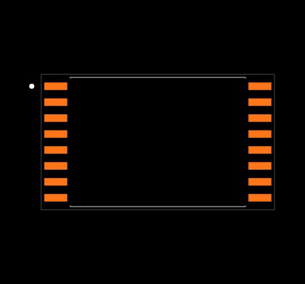 ISO7810FDWWR Footprint