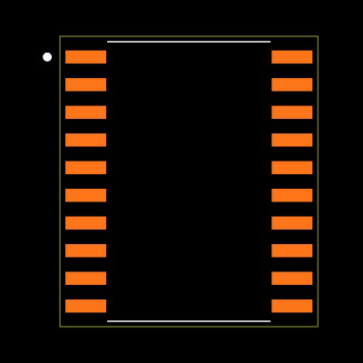 ISOW7721DFMR Footprint