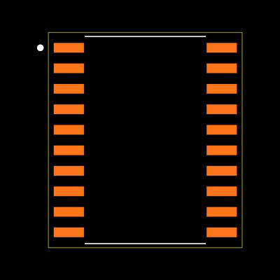ISOW7743DFMR Footprint