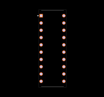 LM1036N Footprint