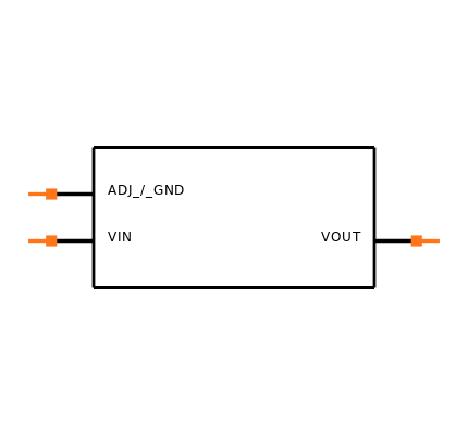 LM1117DT-5.0/NOPB Symbol
