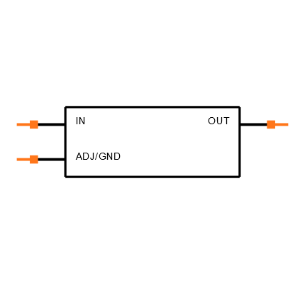 LM1117T-2.5/NOPB Symbol