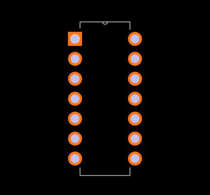 LM124J Footprint