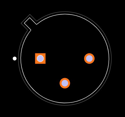 LM136H-5.0 Footprint