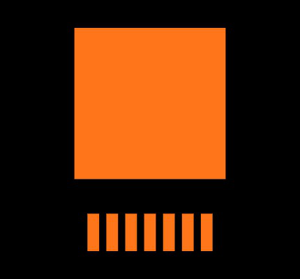 LM22670TJ-5.0/NOPB Footprint