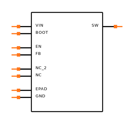 LM22674MR-ADJ/NOPB Symbol