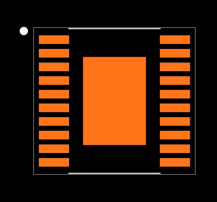 LM25005MHX Footprint