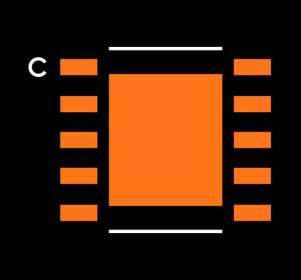 LM25010SDX/NOPB Footprint