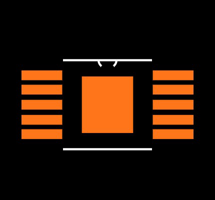 LM25011MY/NOPB Footprint