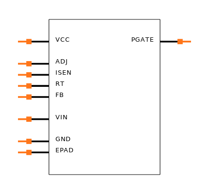 LM25085ASD/NOPB Symbol