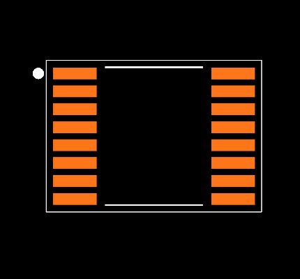LM25115MT/NOPB Footprint