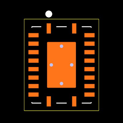 LM25145RGYT Footprint