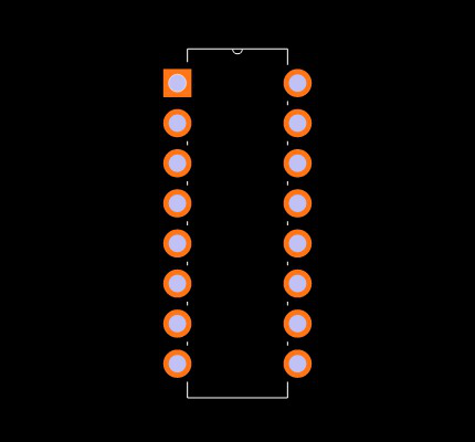 LM2575HVN-5.0/NOPB Footprint