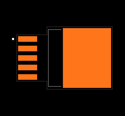 LM2591HVS-ADJ/NOPB Footprint