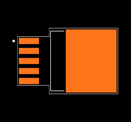 LM2595S-5.0/NOPB Footprint