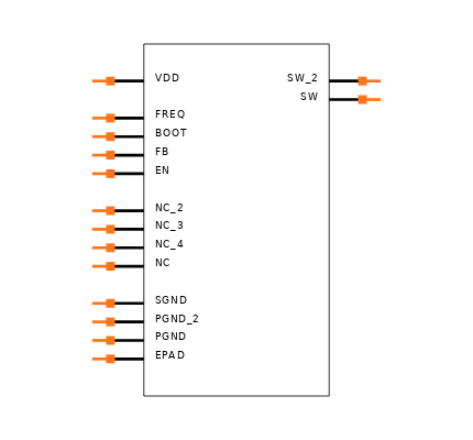 LM2623LD/NOPB Symbol