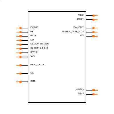 LM2650M-ADJ Symbol
