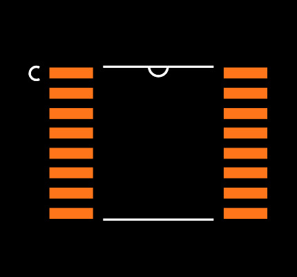 LM2651MTC-1.8/NOPB Footprint