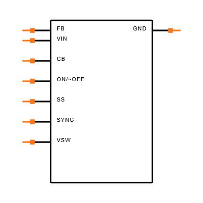 LM2672M-3.3 Symbol
