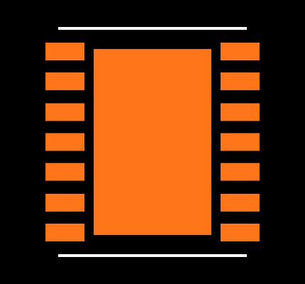 LM2673SD-12/NOPB Footprint
