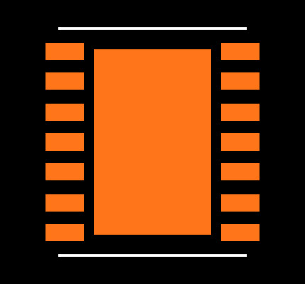 LM2673SDX-5.0/NOPB Footprint