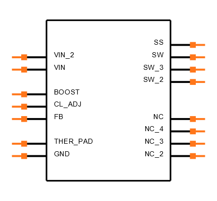 LM2673SDX-5.0/NOPB Symbol