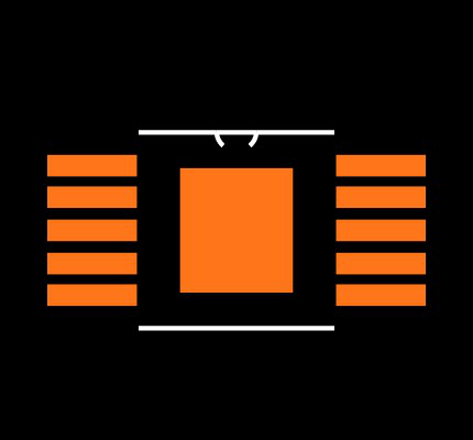 LM27342QMY/NOPB Footprint