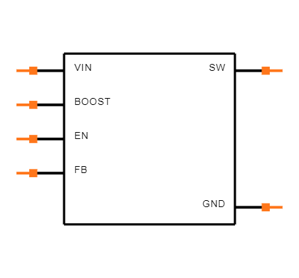 LM2734XMK/NOPB Symbol