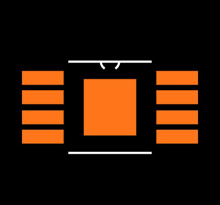 LM2735YMYEVAL Footprint