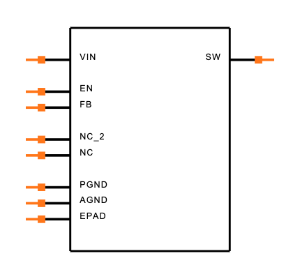 LM2735YMYEVAL Symbol