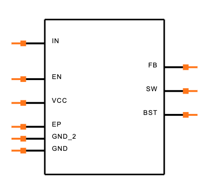 LM2738XSD/NOPB Symbol