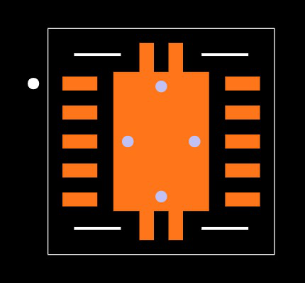 LM2770SD-1215/NOPB Footprint