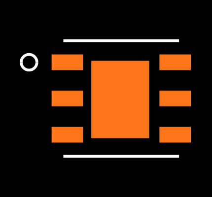 LM2831ZSD/NOPB Footprint