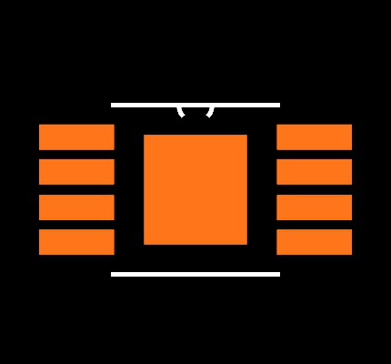 LM2832YMYX/NOPB Footprint