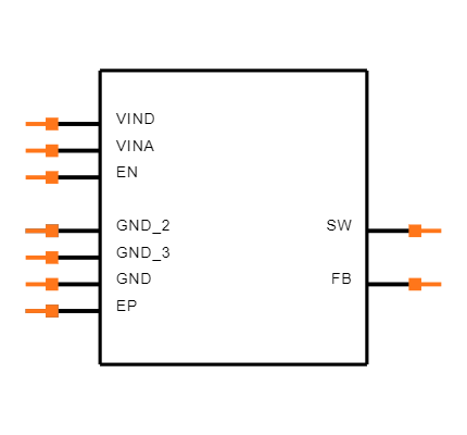 LM2832YMYX/NOPB Symbol