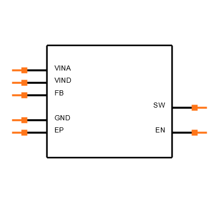 LM2832ZSD/NOPB Symbol