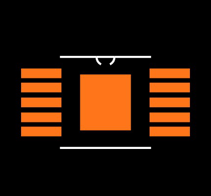 LM2833XMY/NOPB Footprint