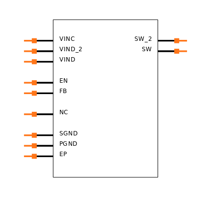 LM2833ZMY/NOPB Symbol