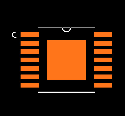 LM2852XMXA-1.8/NOPB Footprint