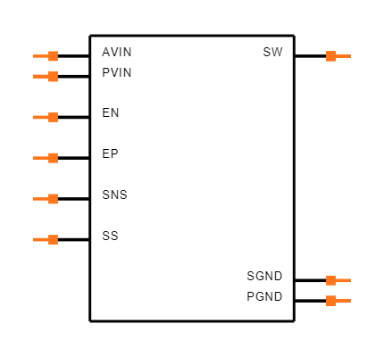 LM2853MHX-1.8/NOPB Symbol