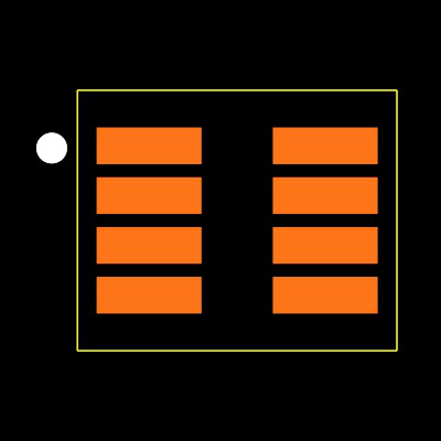 LM2904BAIDDFR Footprint